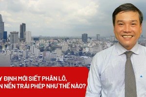 Siết phân lô, bán nền tới hơn 100 thành phố, thị xã