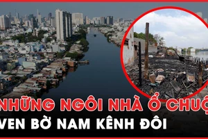 Video: Nhà sập, nhà cháy, nhà tạm bợ ven bờ nam kênh Đôi