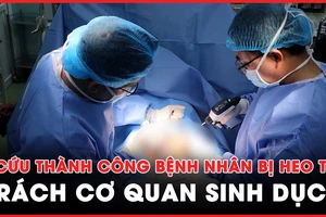 Cấp cứu thành công bệnh nhân bị heo táp, rách cơ quan sinh dục