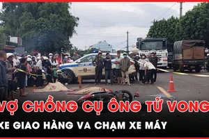  Va chạm xe giao hàng, vợ chồng cụ ông tử vong trên đường đi lễ nhà thờ