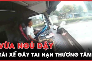 Camera ghi cảnh tài xế vừa ngủ dậy thì lái xe tải tông chết 2 mẹ con