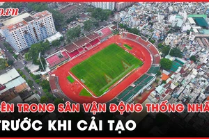 Toàn cảnh sân vận động Thống Nhất trước khi cải tạo