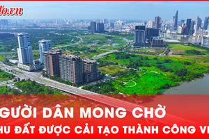 Video: Người dân nóng lòng chờ 10ha đất được cải tạo thành công viên ven sông Sài Gòn