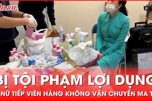 Video: 4 nữ tiếp viên hàng không vận chuyển ma túy bị tội phạm lợi dụng
