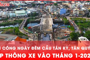 Video: Cầu Tân Kỳ - Tân Quý đẩy nhanh tiến độ giải cứu kẹt xe phía tây TP.HCM