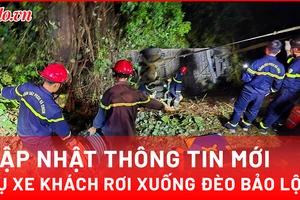 Video: Cập nhật vụ xe khách mất phanh lao xuống vực dưới đèo Bảo Lộc