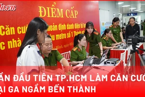 Video: Công an TP.HCM cấp căn cước tại nhà ga Bến Thành