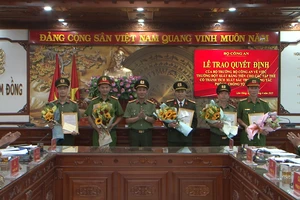 Công an tỉnh Lâm Đồng được Bộ Công an khen thưởng 