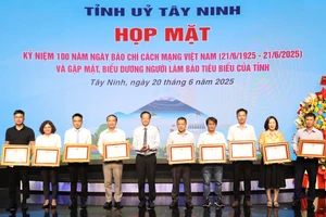 Tây Ninh kỷ niệm 100 năm Ngày Báo chí Cách mạng, trao giải 31 tác phẩm xuất sắc