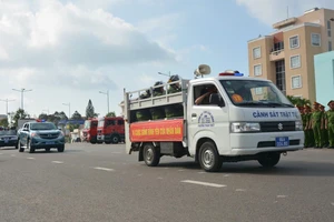 Xã Sơn Mỹ ra quân tấn công tội phạm, bảo vệ an ninh phục vụ Đại hội Đảng