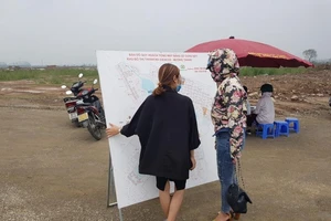 Cò thổi giá đất biệt thự khu đô thị Thanh Hà 