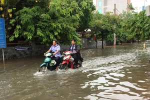 Dân Thảo Điền lại chật vật lội nước sau mưa đêm