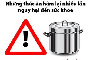 Những thức ăn hâm lại nhiều lần nguy hại đến sức khỏe