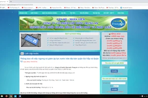 Nguyên nhân một số phường, quận mất nước nhiều ngày