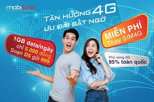 Trải nghiệm 4G cùng với nhiều ưu đãi bất ngờ từ MobiFone