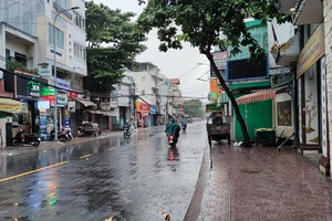 Nhiều nơi ở Nam bộ xuất hiện mưa từ sáng sớm