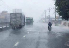 Mưa dông đang xuất hiện nhiều nơi ở TP.HCM