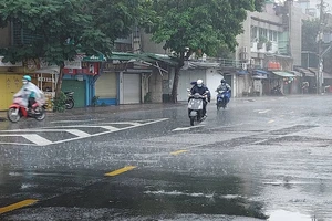 Mưa xảy ra nhiều nơi ở TP.HCM