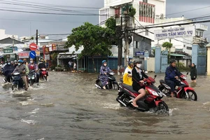 Triều cường ở Cần Thơ vượt mốc lịch sử 2019