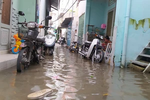 Triều cường ở TP.HCM có khả năng đạt đỉnh vào ngày mai