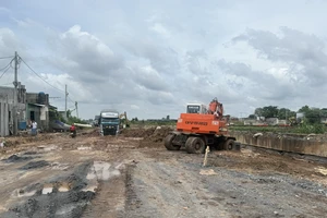 Tăng tốc thi công cải tạo kênh Tham Lương - Bến Cát - rạch Nước Lên sau thời gian ì ạch