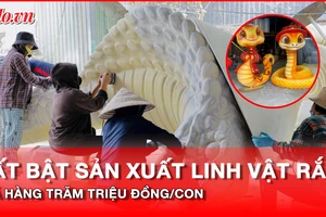Video: Thú vị với linh vật Tết Nguyên đán Ất Tỵ 2025 giá trăm triệu đồng/con