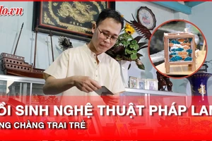 Video: Chàng trai đam mê 'tái sinh' nghệ thuật pháp lam