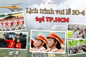 Gợi ý lịch trình vui lễ 30-4 tại TP.HCM: Xem diễu binh, khám phá thành phố