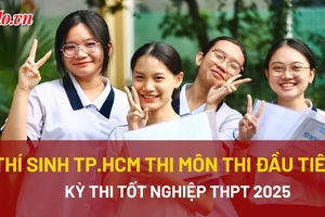 Video: Thí sinh TP.HCM bước vào môn thi văn kỳ thi tốt nghiệp THPT 2025