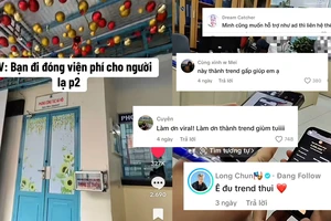 Rộ trend 'đóng viện phí cho người lạ'