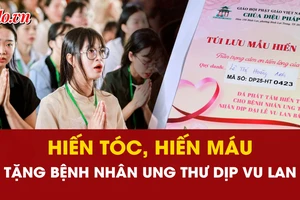 Video: Người dân TP.HCM đến chùa hiến tóc, hiến máu mùa Vu Lan