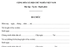 Không được để lại di chúc, mẹ kế có được hưởng tài sản?