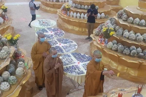 Chùa Kỳ Quang 2 đã sắp xếp lại các hũ tro cốt thất lạc