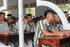 Phạm nhân tại Trại giam Xuân Lộc (Bộ Công an). Ảnh: VÕ TÙNG