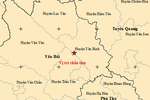 Hai trận động đất ở Yên Bái trong 10 ngày