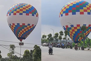 Thực hư tin đồn 9 người trên khinh khí cầu rơi xuống ruộng lúa ở Hà Nội