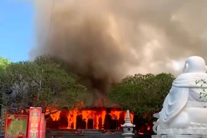 Thông tin ban đầu về thiệt hại trong đám cháy chùa Phổ Quang 800 tuổi