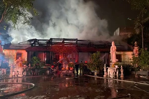 Công an tỉnh Bắc Giang thông tin vụ cháy Chùa Vẽ 