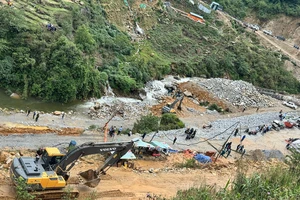 Tìm thấy thi thể 3 nạn nhân vụ sạt lở khi thi công thuỷ điện ở Lai Châu