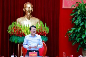 Bộ trưởng Lương Tam Quang làm việc với Ban Thường vụ Tỉnh ủy Phú Thọ, Hòa Bình, Vĩnh Phúc