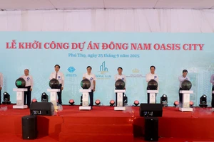 Phú Thọ khởi công dự án khu đô thị gần 4.600 tỉ đồng