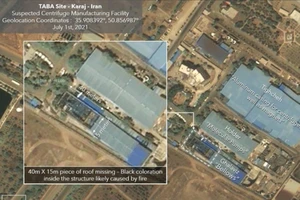 Tổ chức tư vấn tình báo The Intel Lab công bố hình ảnh cuộc tấn công bằng máy bay không người lái nhằm vào cơ sở hạt nhân của Iran.