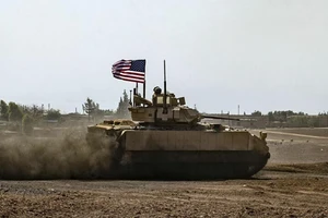 Quân đội Mỹ làm nhiệm vụ tại Syria.
