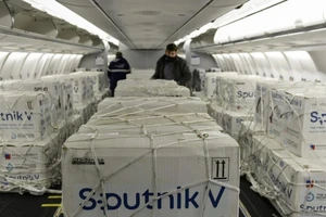 Những lô vaccine ngừa COVID-19 do Nga sản xuất.