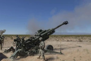 Hệ thống pháo M777 của lực lượng quân đội Ấn Độ.