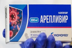 Thuốc Areplivir điều trị COVID-19 của Nga ở dạng viên nén.