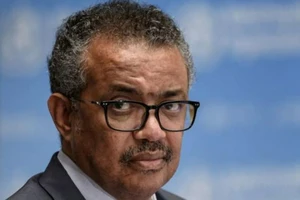 Tổng Giám đốc WHO Tedros Adhanom Ghebreyesus tham dự cuộc họp báo tại Geneva, Thụy Sĩ.