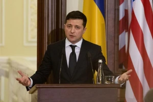 Tổng thống Ukraine - ông Volodymyr Zelensky.