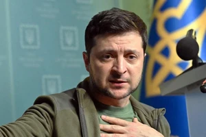 Tổng thống Ukraine Volodymyr Zelensky.