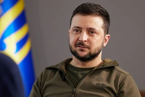 Tổng thống Ukraine Volodymyr Zelensky.